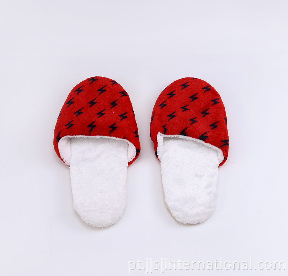 Home half bag heel cotton slippers